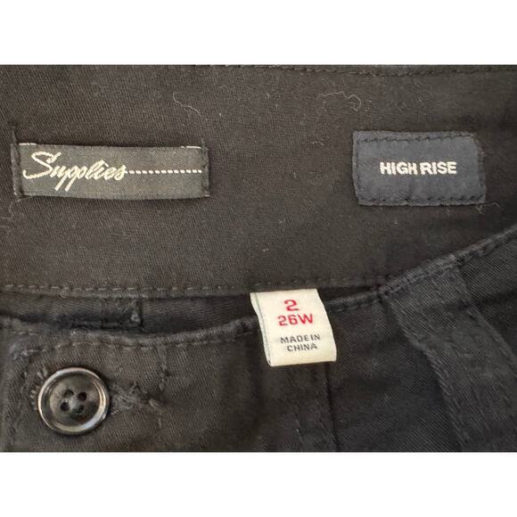 NEW SUPPLIES NORDSTROM Women's High Rise Cargo Jeans Size 26W - Picture 4 of 5